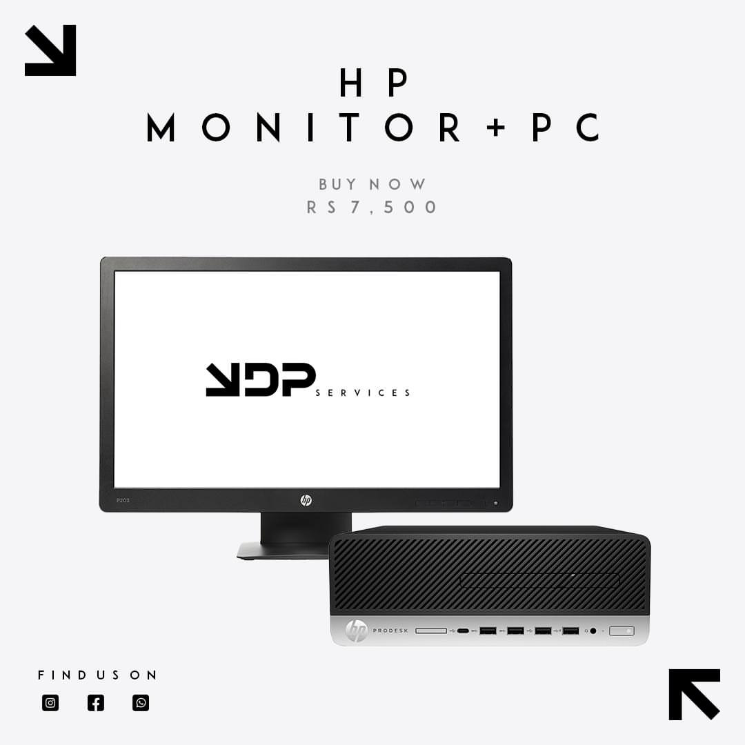 HP Monitor + PC